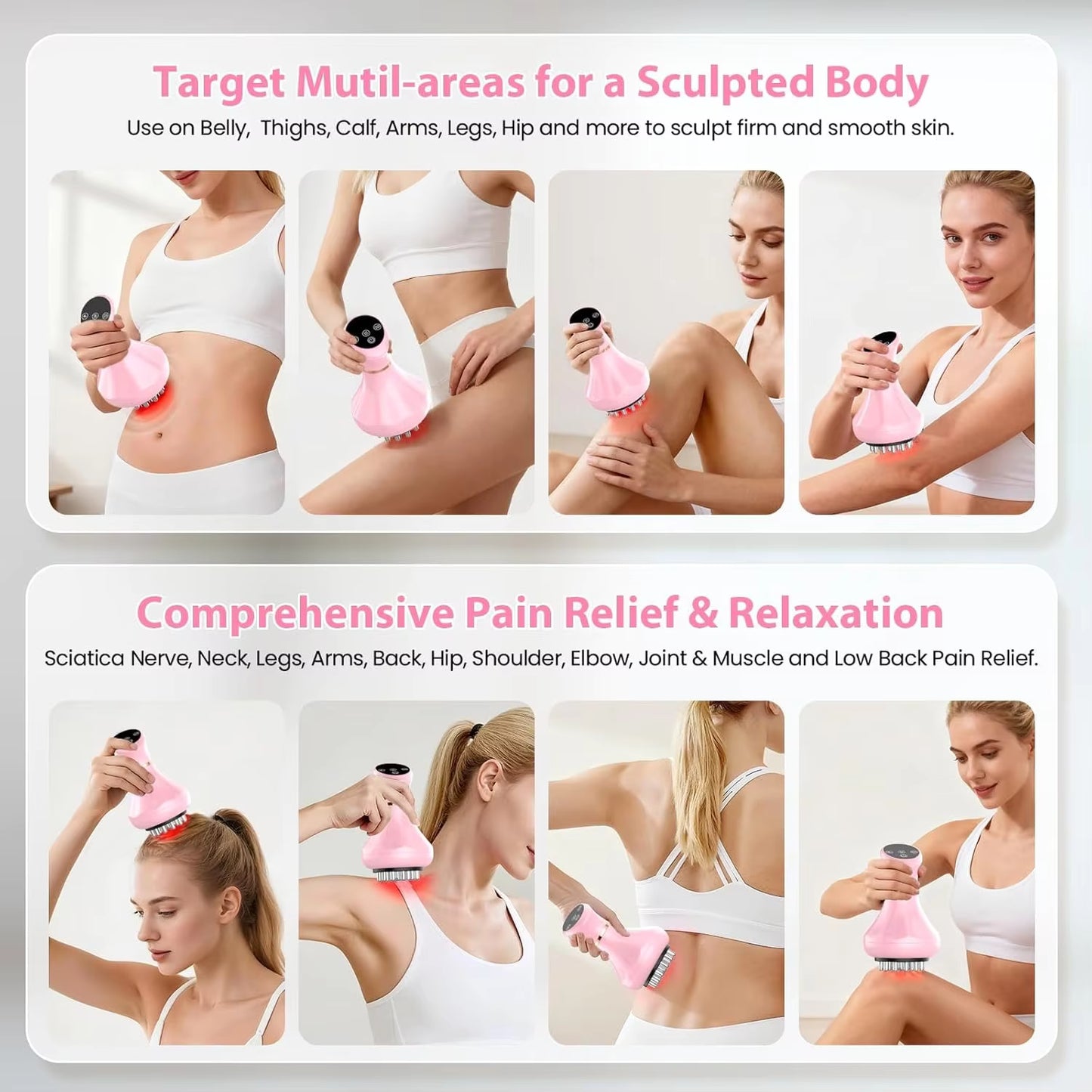 9-Level Vibration Body Sculpting Massager